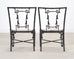 Set of Six Michael Taylor Bronzed Bamboo Garden Dining Chairs