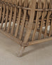 Set of Six Rattan Lounge Chairs & Two Ottomans by Danny Ho Fong