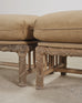 Set of Six Rattan Lounge Chairs & Two Ottomans by Danny Ho Fong