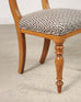 Set of Six English William IV Fruitwood Upholstered Dining Chairs