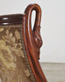 Set of Six French Empire Mahogany Swan Gondola Dining Chairs