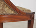Set of Six French Empire Mahogany Swan Gondola Dining Chairs