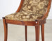 Set of Six French Empire Mahogany Swan Gondola Dining Chairs