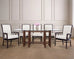 Set of Eight Laura Kirar for McGuire Rattan Ring Dining Chairs