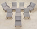 Set of Eight Bernhardt "Linea" Cerused Ash Dining Chairs