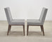 Set of Eight Bernhardt "Linea" Cerused Ash Dining Chairs