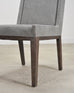 Set of Eight Bernhardt "Linea" Cerused Ash Dining Chairs