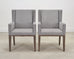 Set of Eight Bernhardt "Linea" Cerused Ash Dining Chairs
