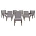 Set of Eight Bernhardt "Linea" Cerused Ash Dining Chairs