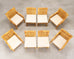Set of 8 Billy Baldwin for Bielecky Brothers Cane Dining Chairs