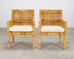 Set of 8 Billy Baldwin for Bielecky Brothers Cane Dining Chairs