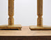 Set of Eight Mounted Ostrich Egg Finials by Artist Ira Yeager