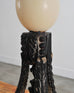 Set of Eight Mounted Ostrich Egg Finials by Artist Ira Yeager