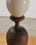 Set of Eight Mounted Ostrich Egg Finials by Artist Ira Yeager