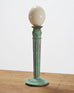 Set of Eight Mounted Ostrich Egg Finials by Artist Ira Yeager