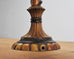Set of Eight Mounted Ostrich Egg Finials by Artist Ira Yeager