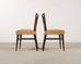 Set of Eight Tommi Parzinger X-Back Mahogany Dining Chairs