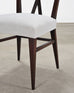 Set of Eight Tommi Parzinger X-Back Mahogany Dining Chairs