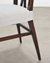 Set of Eight Tommi Parzinger X-Back Mahogany Dining Chairs