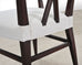 Set of Eight Tommi Parzinger X-Back Mahogany Dining Chairs