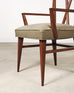 Set of Eight Tommi Parzinger X-Back Mahogany Dining Chairs