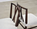 Set of Eight Tommi Parzinger X-Back Mahogany Dining Chairs