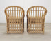 Set of Eight Danny Ho Fong Rattan Garden Dining Armchairs