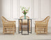 Set of Eight Danny Ho Fong Rattan Garden Dining Armchairs