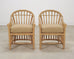 Set of Eight Danny Ho Fong Rattan Garden Dining Armchairs