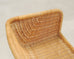 Set of Nine Harvey Probber D43 Rattan Wicker Cantilever Chairs
