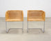Set of Nine Harvey Probber D43 Rattan Wicker Cantilever Chairs