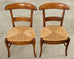 Set of Ten Country French Provincial Fruitwood Dining Chairs