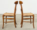 Set of Ten Country French Provincial Fruitwood Dining Chairs