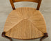 Set of Ten Country French Provincial Fruitwood Dining Chairs