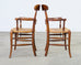 Set of Ten Country French Provincial Fruitwood Dining Chairs