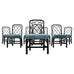 Set of Eight Chinese Chippendale Dining Chairs by Hickory Chair