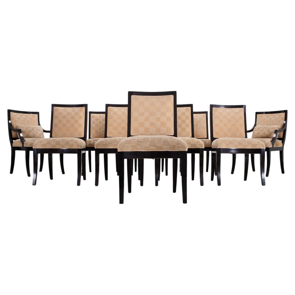 Set of Ten Sally Sirkin for J. Robert Scott Tuscany Dining Chairs