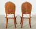Set of Eight Venetian Grotto Style Shell Back Dining Chairs