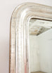 Pair of Louis Philippe Silver Leaf Gilt Mirrors 6 Ft