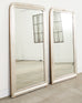Pair of Louis Philippe Silver Leaf Gilt Mirrors 6 Ft