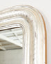 Pair of Louis Philippe Silver Leaf Gilt Mirrors 6 Ft