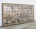 Japanese Showa Four Panel Screen Autumn Flowers and Grasses