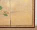 Japanese Meiji Period Six Panel Screen Ducks in Water Landscape