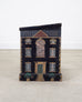 19th C. English Georgian Painted Pine Blanket Chest Manor Façade