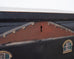 19th C. English Georgian Painted Pine Blanket Chest Manor Façade