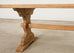 Country French Bleached Oak Farmhouse Dining Table 6.5 Ft