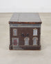 19th C. English Painted Pine Chest with Georgian Manor Façade