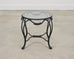 Rose Tarlow Style Twig Iron Faux Bois Garden Drinks Table