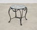 Rose Tarlow Style Twig Iron Faux Bois Garden Drinks Table