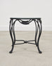 Rose Tarlow Style Twig Iron Faux Bois Garden Drinks Table